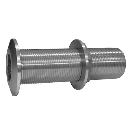 Groco 2" Stainless Steel Extra Long Thru-Hull Fitting w/Nut THXL-2000-WS